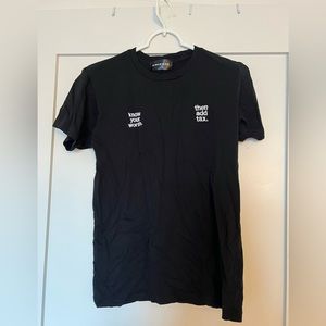 Dimeepiece Black BabyTee